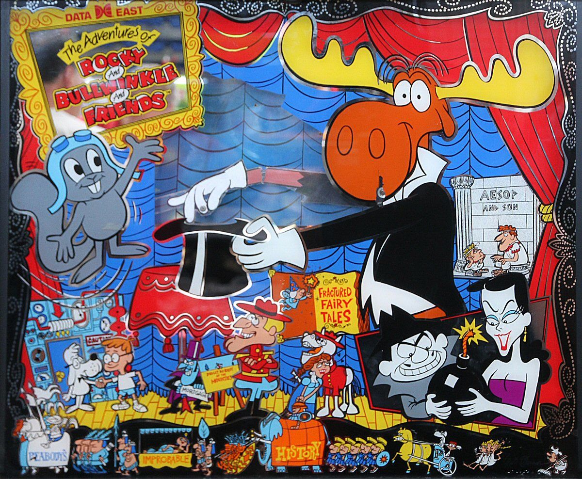 The Adventures of Rocky and Bullwinkle and Friends (Data East Pinball) .