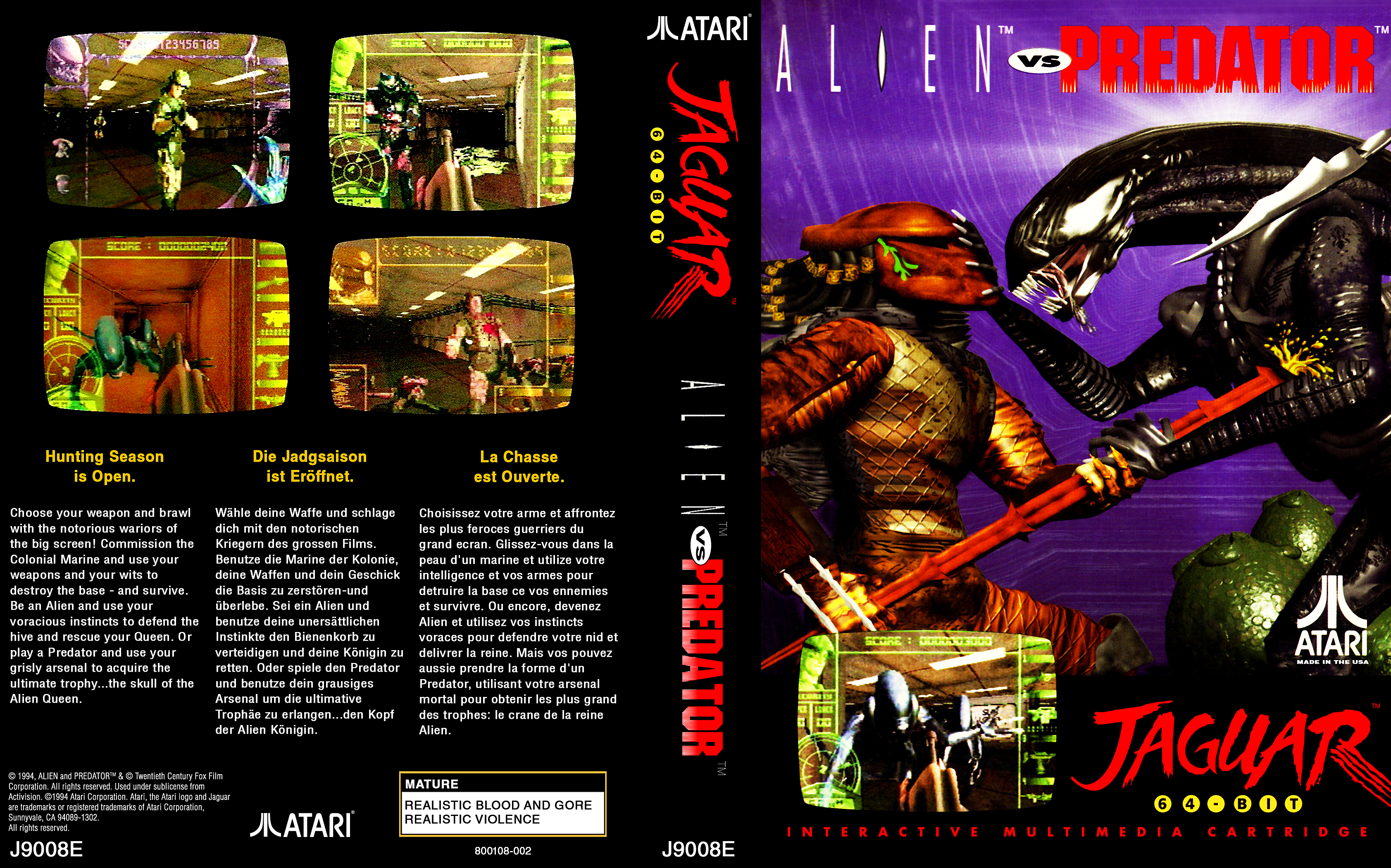 Alien vs Predator, Atari Jaguar