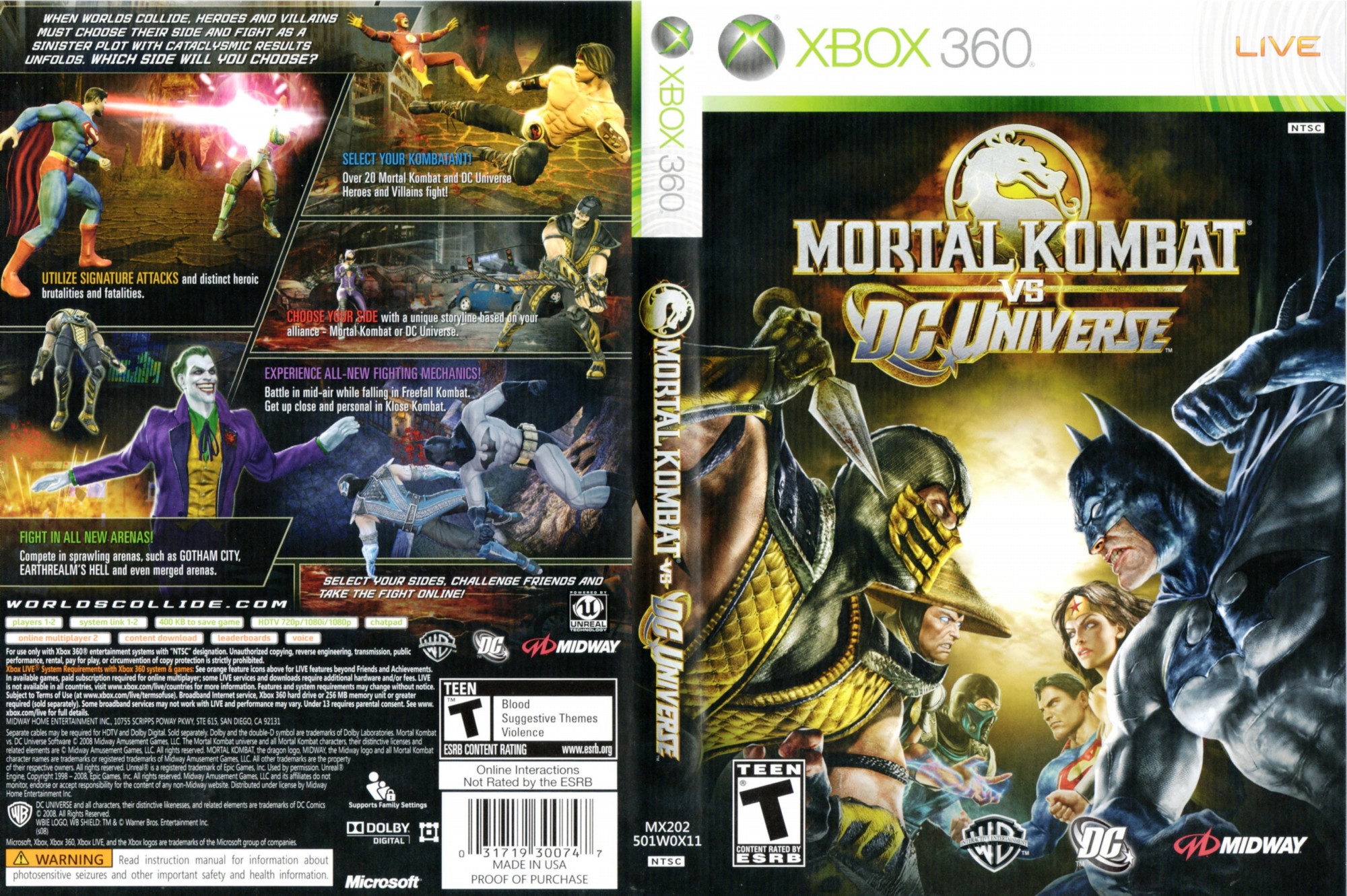 Mortal Kombat VS DC Universe 2008 (Xbox 360) (gamerip) (2008) MP3 -  Download Mortal Kombat VS DC Universe 2008 (Xbox 360) (gamerip) (2008)  Soundtracks for FREE!