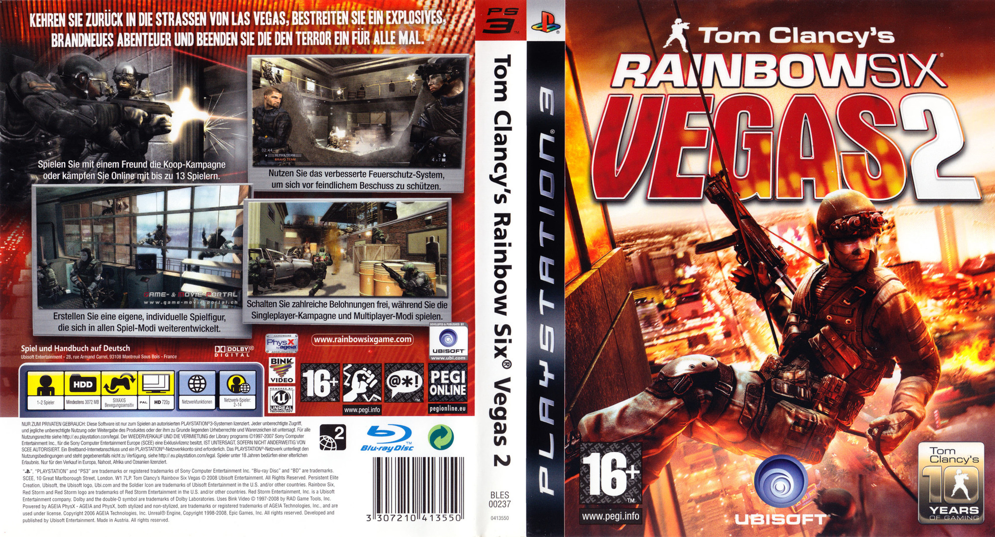 Uitdrukkelijk Zeldzaamheid Rentmeester Tom Clancy's Rainbow Six - Vegas 2 (PS3, Xbox 360, Windows, Xbox One)  (gamerip) (2007) MP3 - Download Tom Clancy's Rainbow Six - Vegas 2 (PS3,  Xbox 360, Windows, Xbox One) (gamerip) (2007) Soundtracks for FREE!