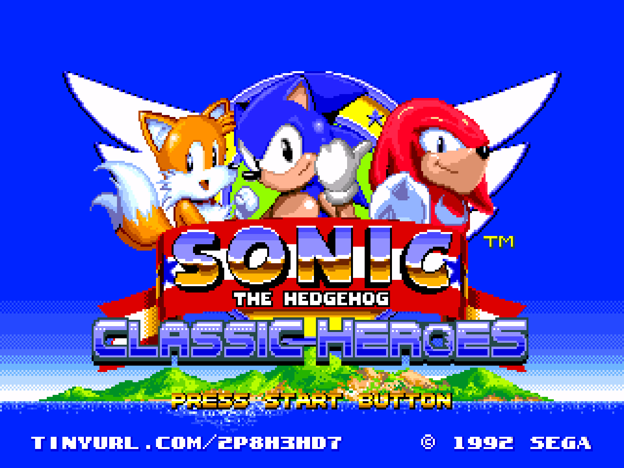 Play Genesis Super Sonic & Hyper Sonic in Sonic 1 Online in your browser 