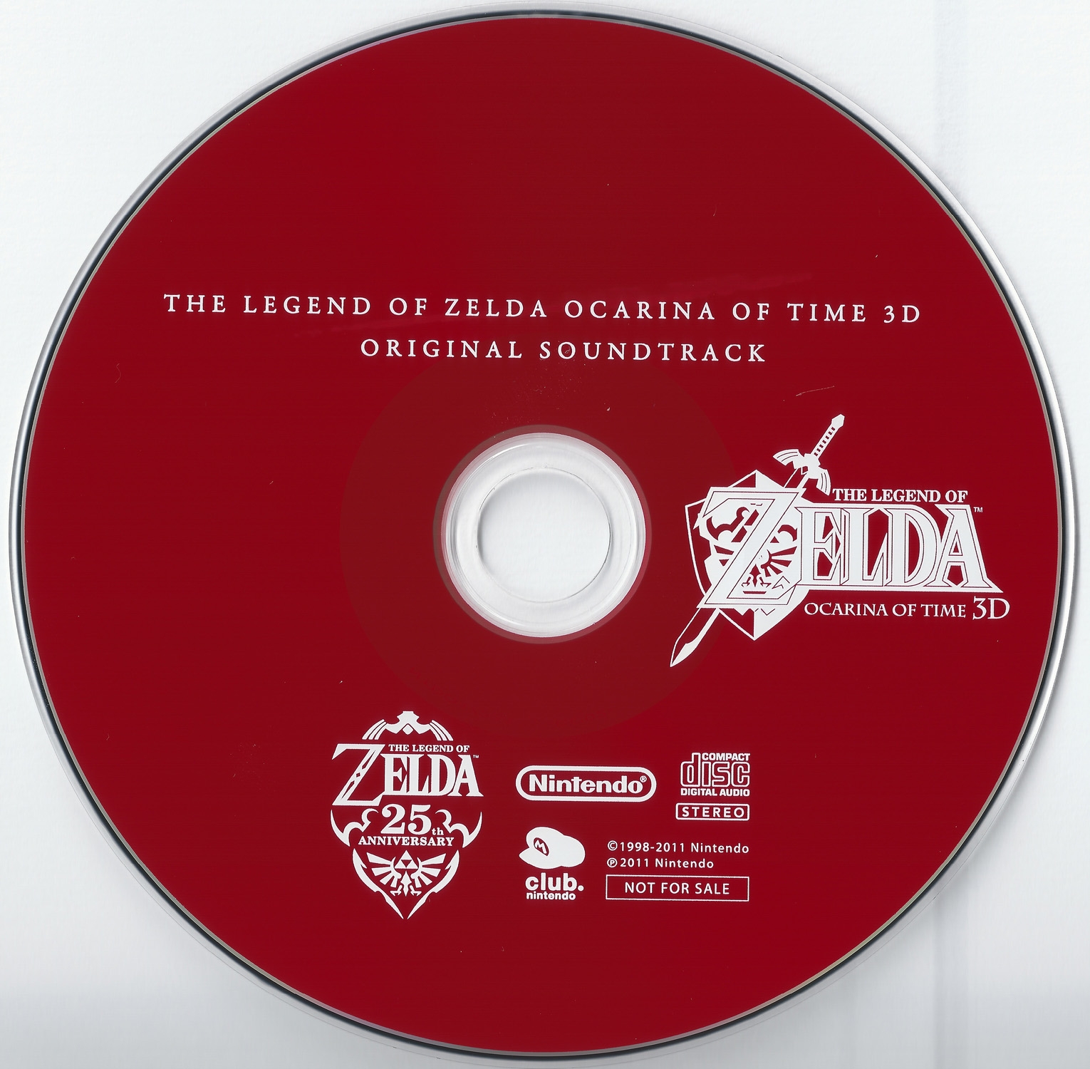 THE LEGEND OF ZELDA: OCARINA OF TIME 3D ORIGINAL SOUNDTRACK (2011